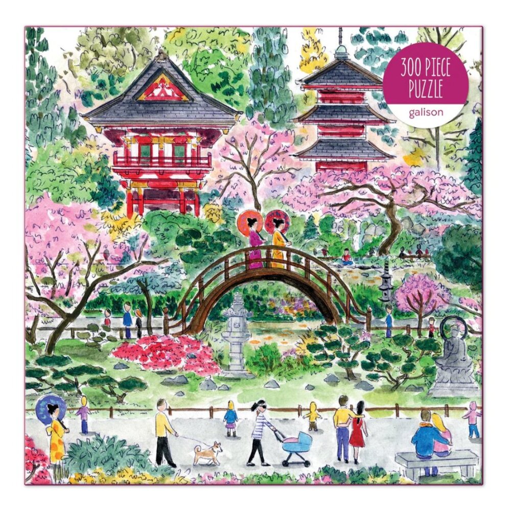 JAPANESE TEA GARDEN PUZZLE 300 PIECES - MICHAEL STORRINGS